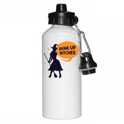 Drink Up Witches Funny Witch Aluminum Water Bottle