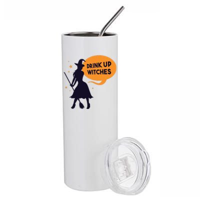 Drink Up Witches Funny Witch Stainless Steel Tumbler