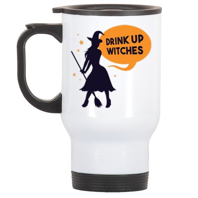 Drink Up Witches Funny Witch Stainless Steel Travel Mug