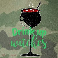 Drink Up Witches Halloween Wine Legacy Tie Dye Trucker Hat