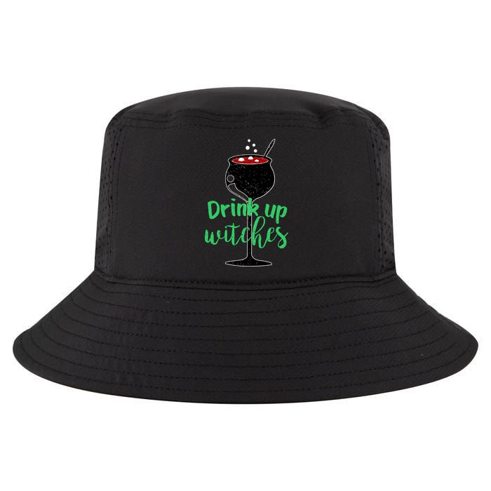 Drink Up Witches Halloween Wine Cool Comfort Performance Bucket Hat