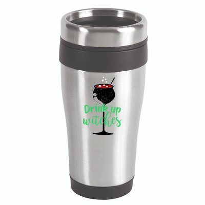 Drink Up Witches Halloween Wine 16oz Travel Tumbler