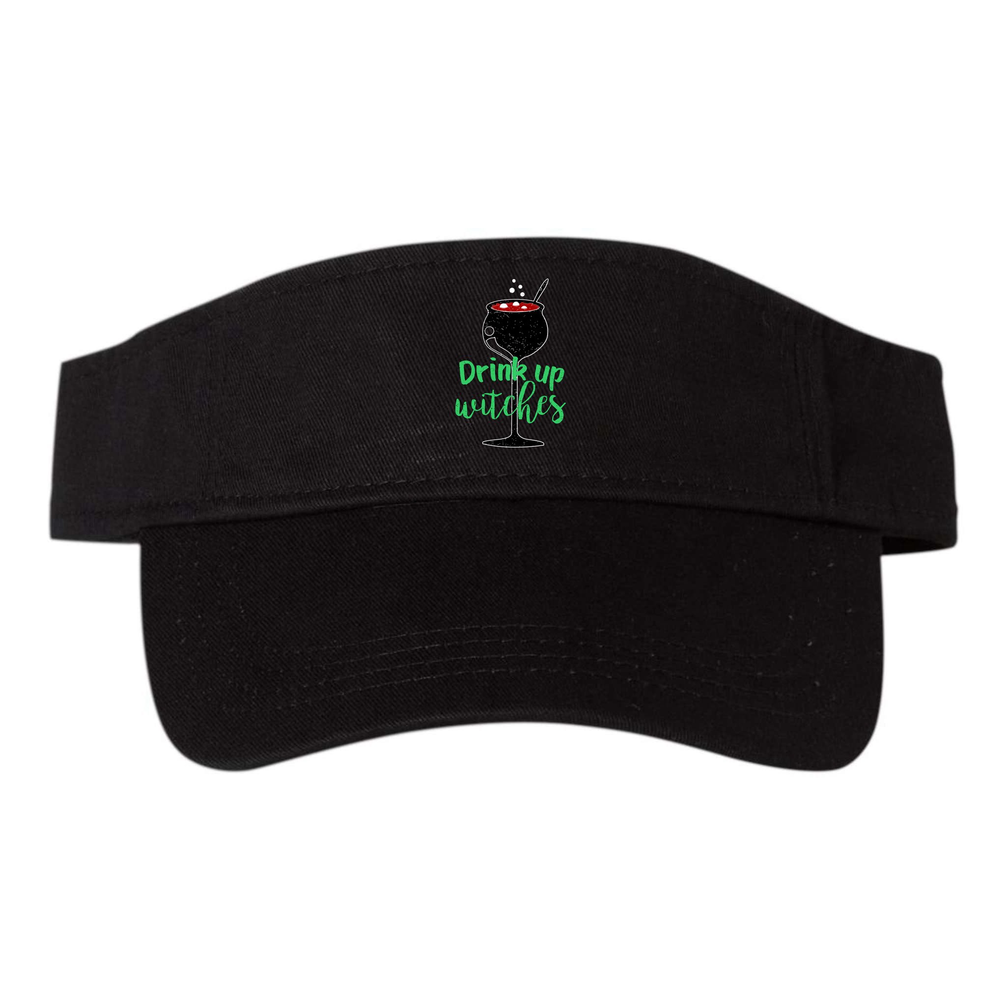 Drink Up Witches Halloween Wine Visor