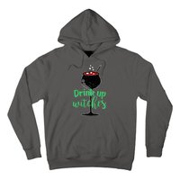 Drink Up Witches Halloween Wine Hoodie