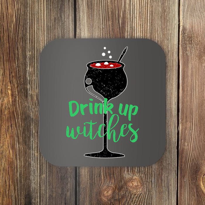 Drink Up Witches Halloween Wine Coaster