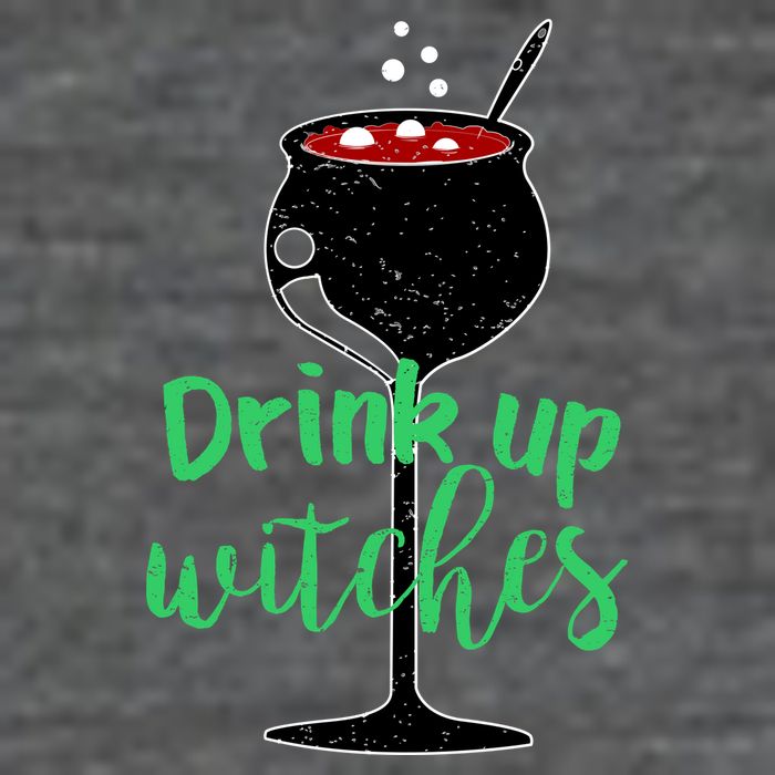 Drink Up Witches Halloween Wine Zip Tote Bag