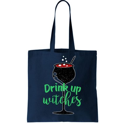 Drink Up Witches Halloween Wine Tote Bag