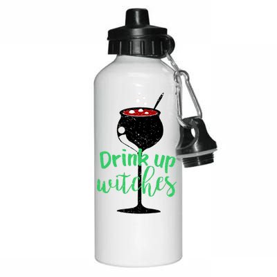 Drink Up Witches Halloween Wine Aluminum Water Bottle