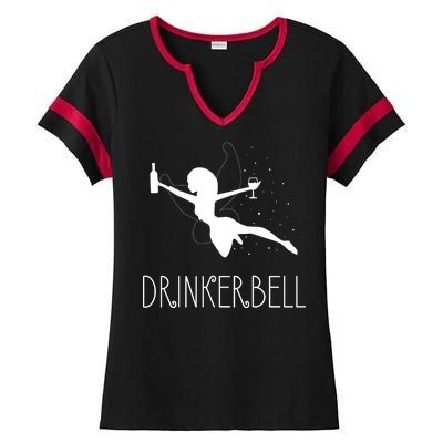 Drinkerbell Ladies Halftime Notch Neck Tee