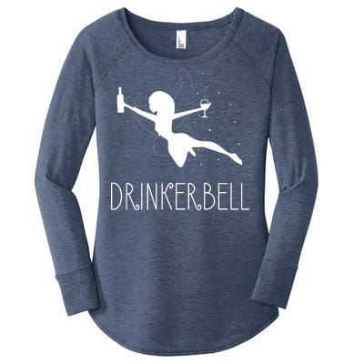 Drinkerbell Women's Perfect Tri Tunic Long Sleeve Shirt