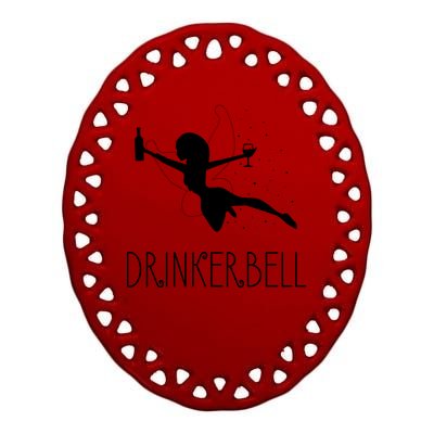 Drinkerbell Ceramic Oval Ornament