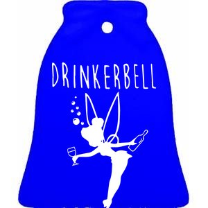 Drinkerbell Funny Ceramic Bell Ornament