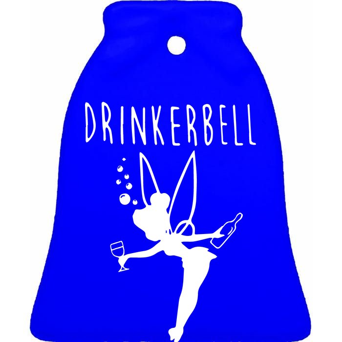 Drinkerbell Funny Ceramic Bell Ornament