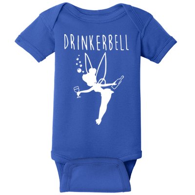Drinkerbell Funny Baby Bodysuit