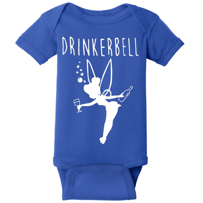 Drinkerbell Funny Baby Bodysuit