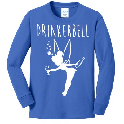 Drinkerbell Funny Kids Long Sleeve Shirt