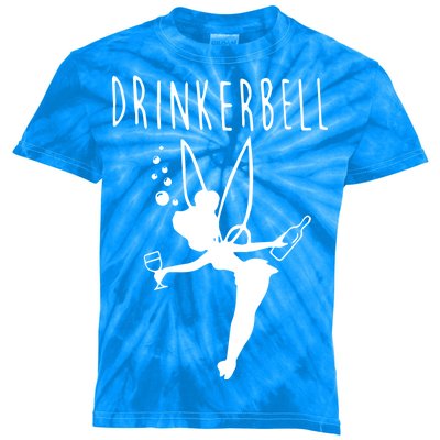 Drinkerbell Funny Kids Tie-Dye T-Shirt