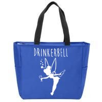 Drinkerbell Funny Zip Tote Bag