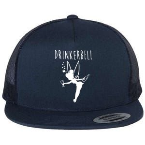 Drinkerbell Funny Flat Bill Trucker Hat