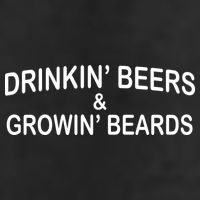 Drinkin' Beers and Grownin' Beards Adult Drive Performance Visor