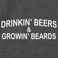 Drinkin' Beers and Grownin' Beards Vector Backpack