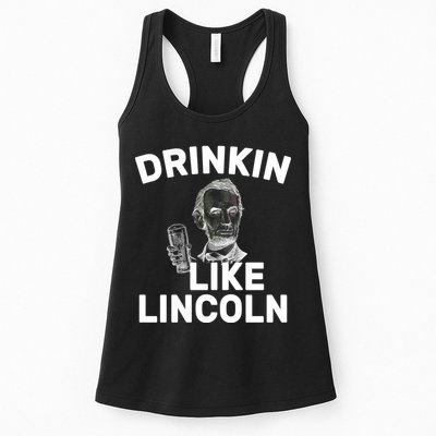 Drinkin Like Lincoln Womens Tank Top