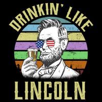 Drinkin' Like Lincoln Retro Abraham Impact Tech Backpack
