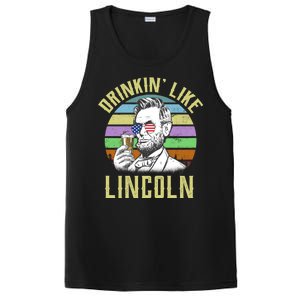 Drinkin' Like Lincoln Retro Abraham PosiCharge Competitor Tank