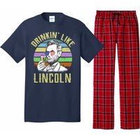 Drinkin' Like Lincoln Retro Abraham Pajama Set