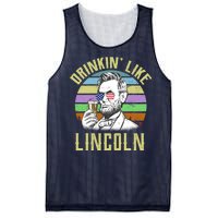 Drinkin' Like Lincoln Retro Abraham Mesh Reversible Basketball Jersey Tank