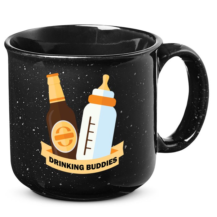 Drinking Buddies 15oz Campfire Ceramic Mug