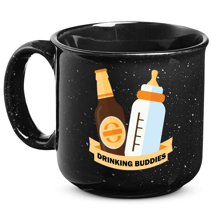 Drinking Buddies 15oz Campfire Ceramic Mug