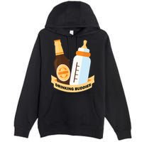 Drinking Buddies Premium Pullover Hoodie
