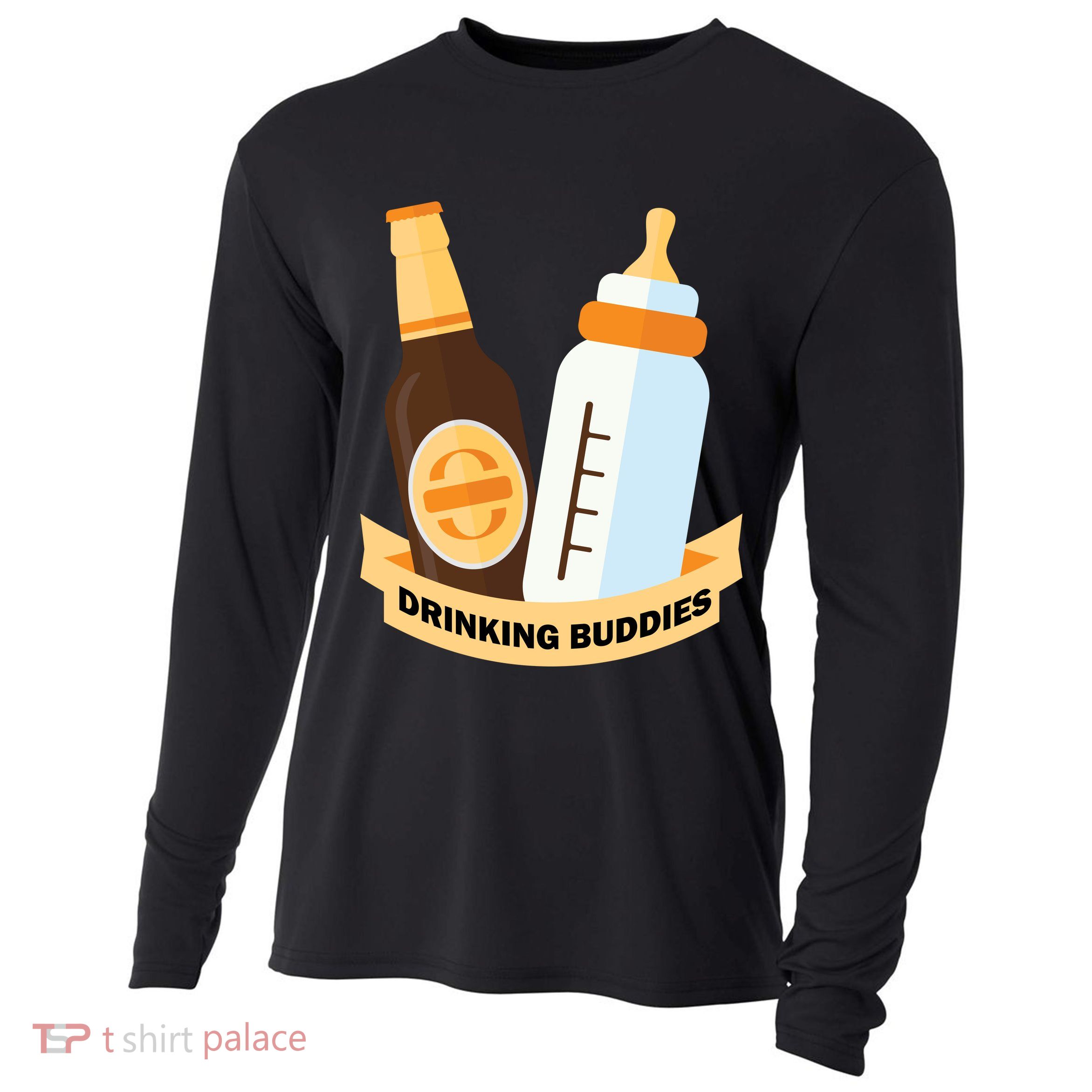 Drinking Buddies Cooling Performance Long Sleeve Crew