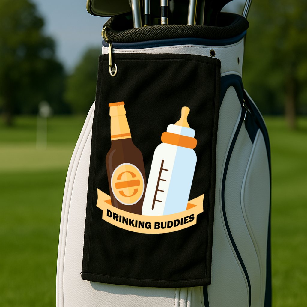 Drinking Buddies Golf Towel