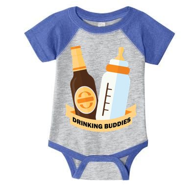 Drinking Buddies Infant Baby Jersey Bodysuit