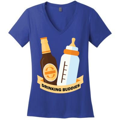 Drinking Buddies Women's V-Neck T-Shirt