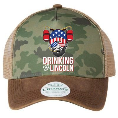 Drinking Like Lincoln Legacy Tie Dye Trucker Hat