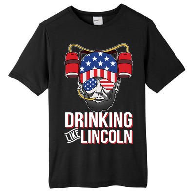 Drinking Like Lincoln Tall Fusion ChromaSoft Performance T-Shirt