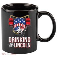 Drinking Like Lincoln 11oz C Handle Ceramic Mug
