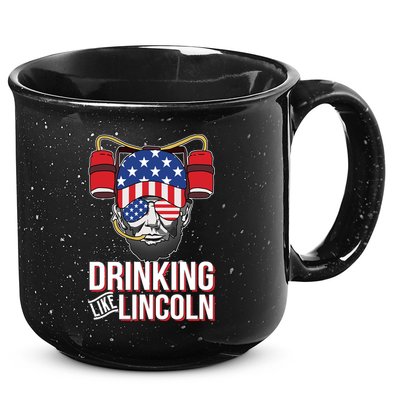 Drinking Like Lincoln 15oz Campfire Ceramic Mug