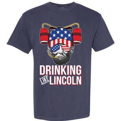 Drinking Like Lincoln Garment-Dyed Heavyweight T-Shirt