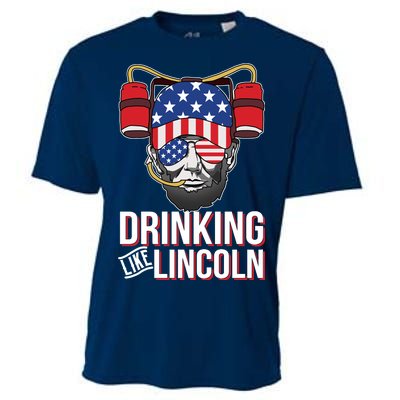 Drinking Like Lincoln Cooling Performance Crew T-Shirt