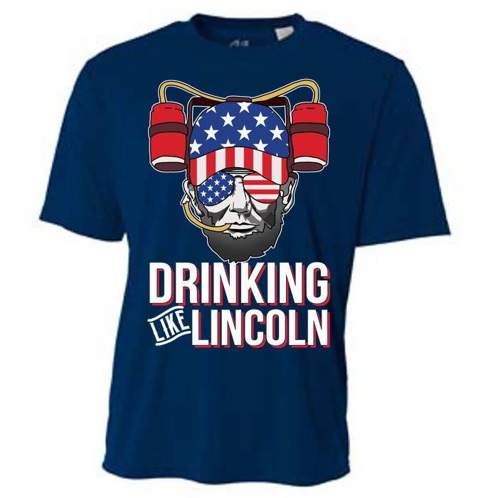 Drinking Like Lincoln Cooling Performance Crew T-Shirt