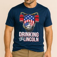 Drinking Like Lincoln Cooling Performance Crew T-Shirt