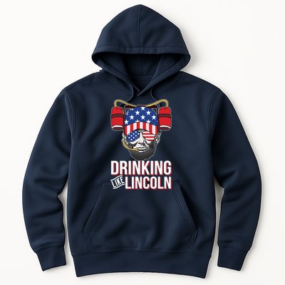 Drinking Like Lincoln Hoodie