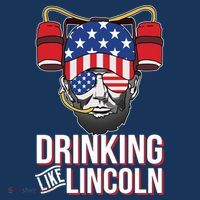Drinking Like Lincoln Tall T-Shirt
