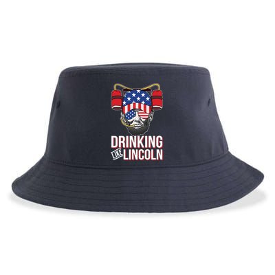 Drinking Like Lincoln Sustainable Bucket Hat