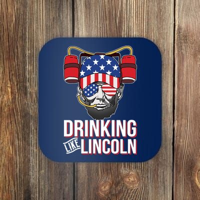 Drinking Like Lincoln Coaster