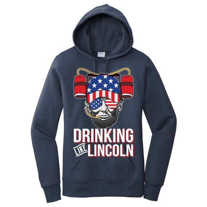 Drinking Like Lincoln Women's Pullover Hoodie